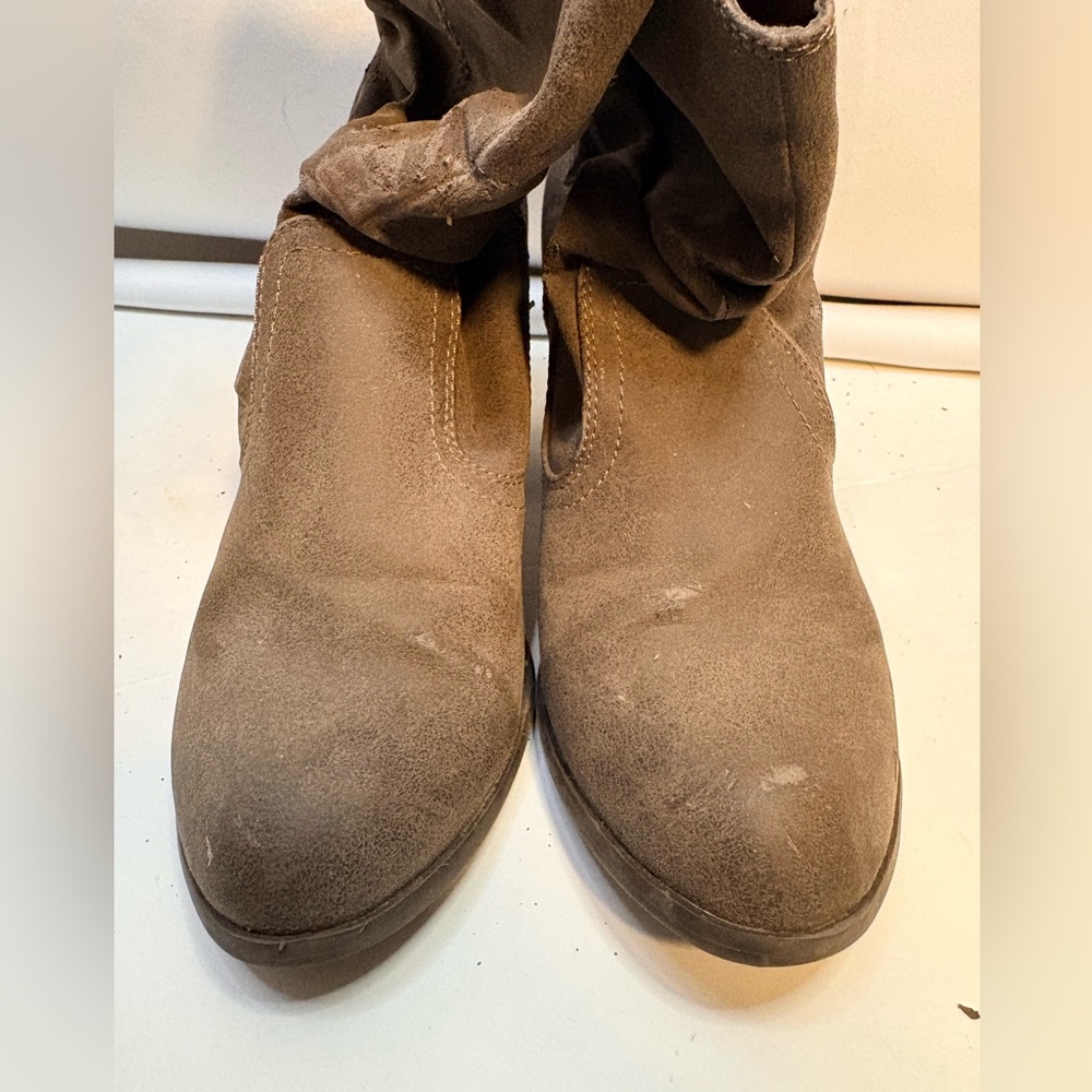 Rocket Dog Sheriff Women's Vintage Brown Suede Slouch Ankle Boots size 9.5 - Picture 3 of 8